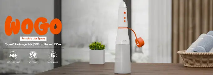 Portable jet spray, portable bidet