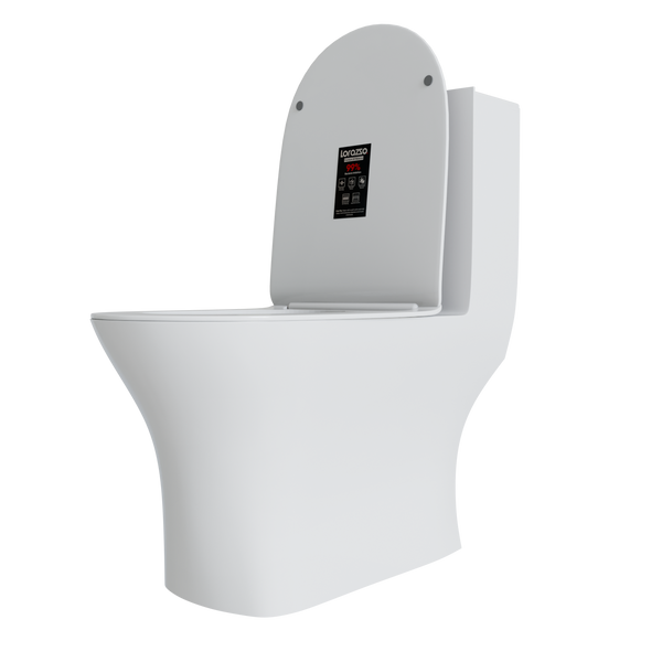 UNO™ One-Piece Ceramic Commode (62 x 35 x 74cm) hover