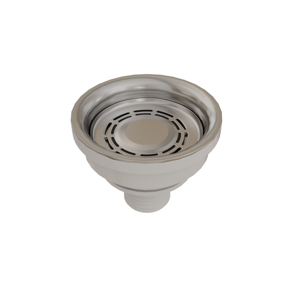 SS 304 Round Sink Coupling (4.2 Inch) – Silver Anti-Clog Drain