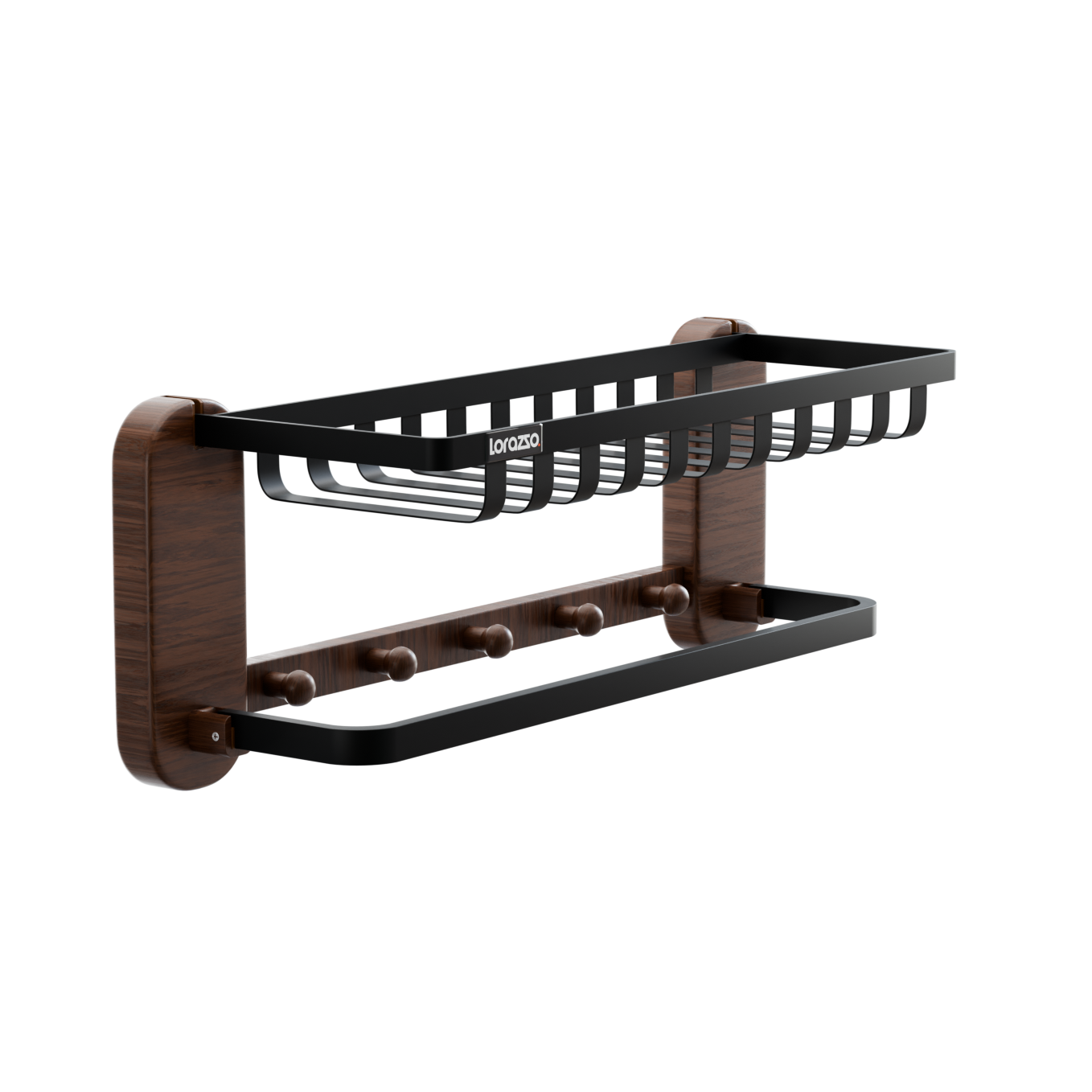 Self-adhesive foldable rack