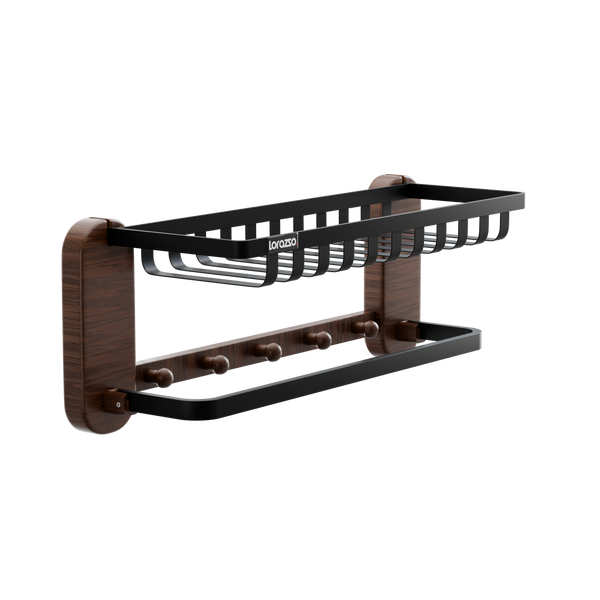 Self-Adhesive Towel Rack - 24 inch | Drill-Free Installation | Holds Up to 20 KG