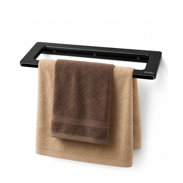 StoneTouch Towel Rack - Black - Faux Ceramic hover