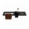 StoneTouch Wash Basin Organiser – Black - Faux Ceramic
