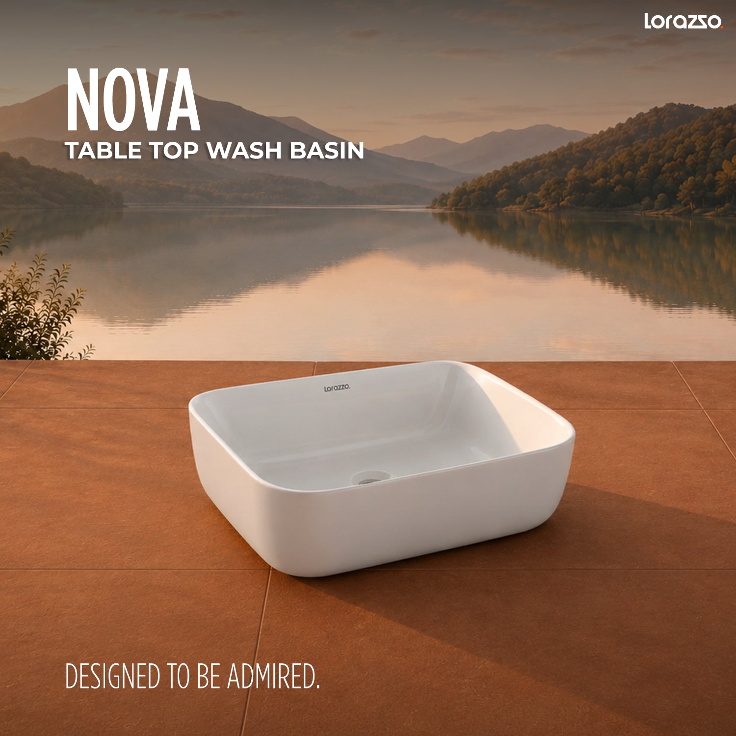 Nova Table Top Wash Basin (420 × 310 × 140 mm)
