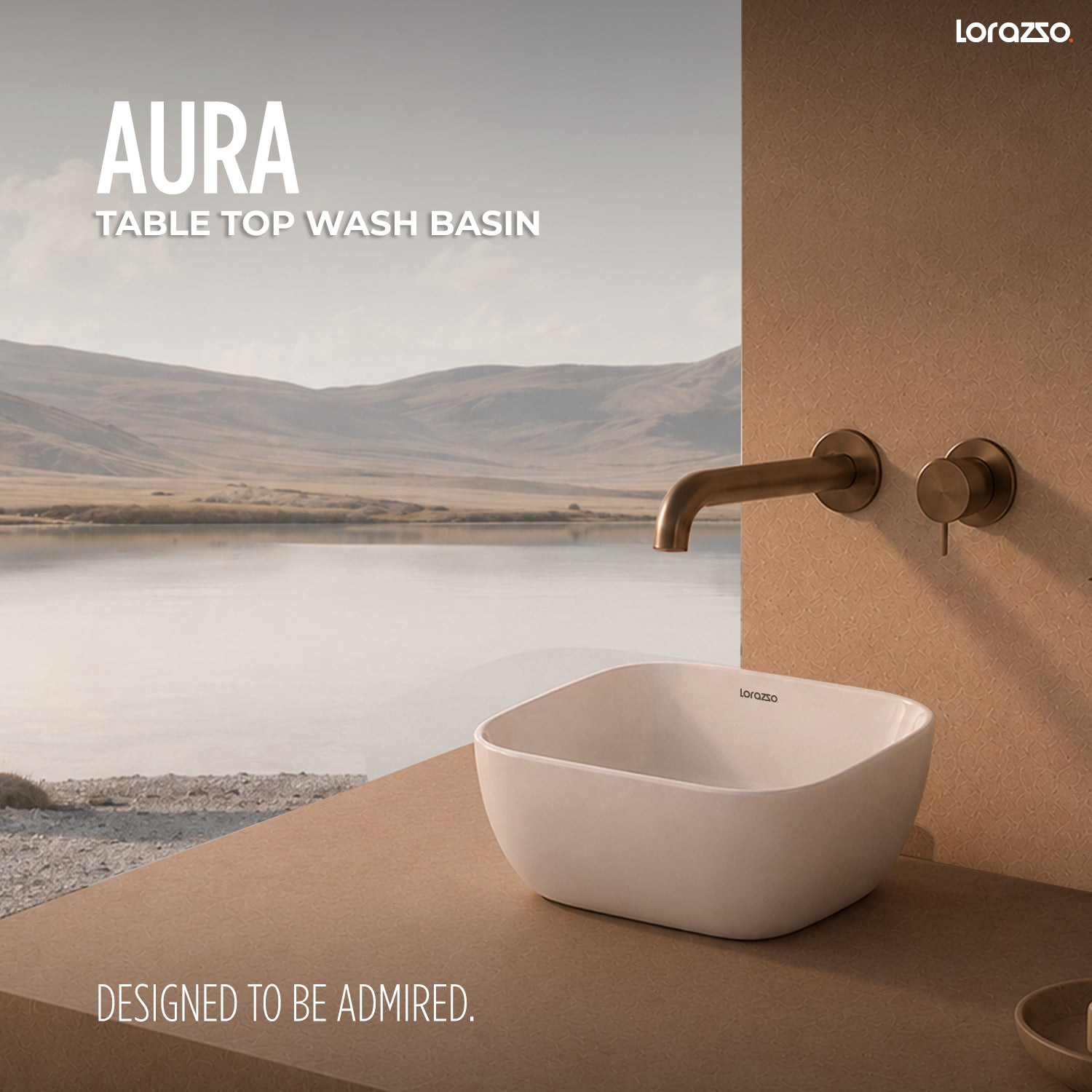 Aura Table Top Wash Basin ( 360 × 260 × 115 mm)