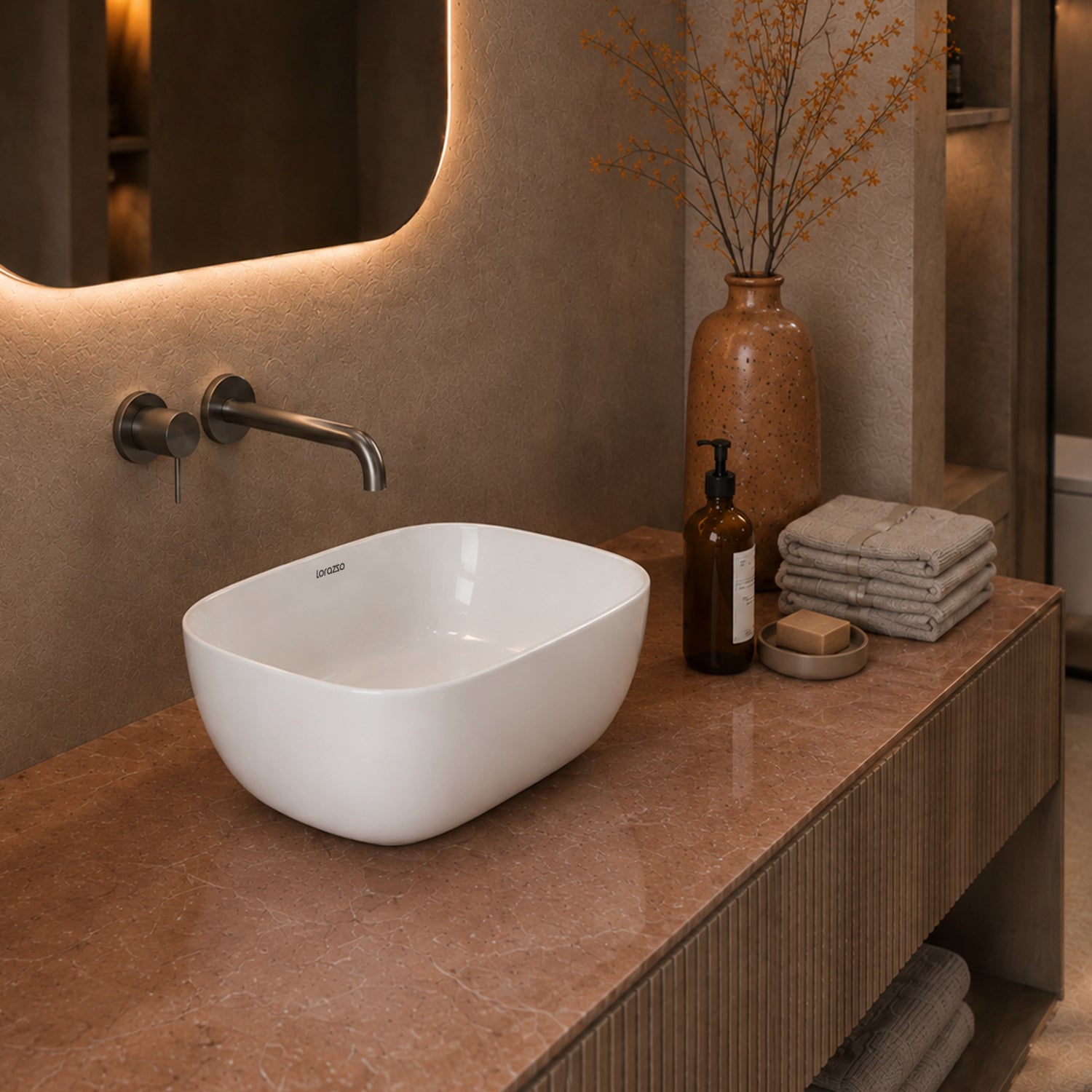 Aura Table Top Wash Basin ( 360 × 260 × 115 mm)