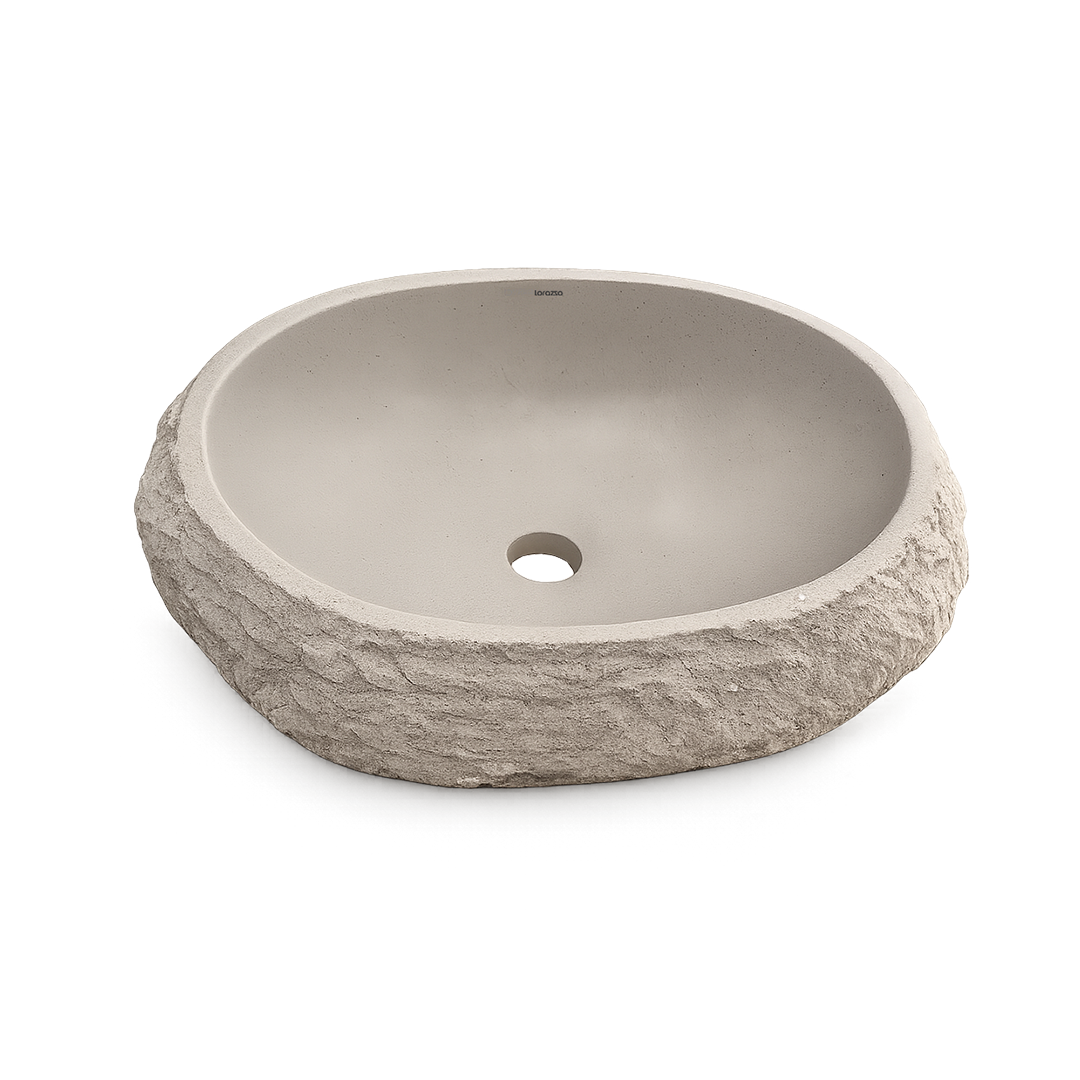 Riverstone Concrete Table Top Wash Basin (510x400x155 mm)
