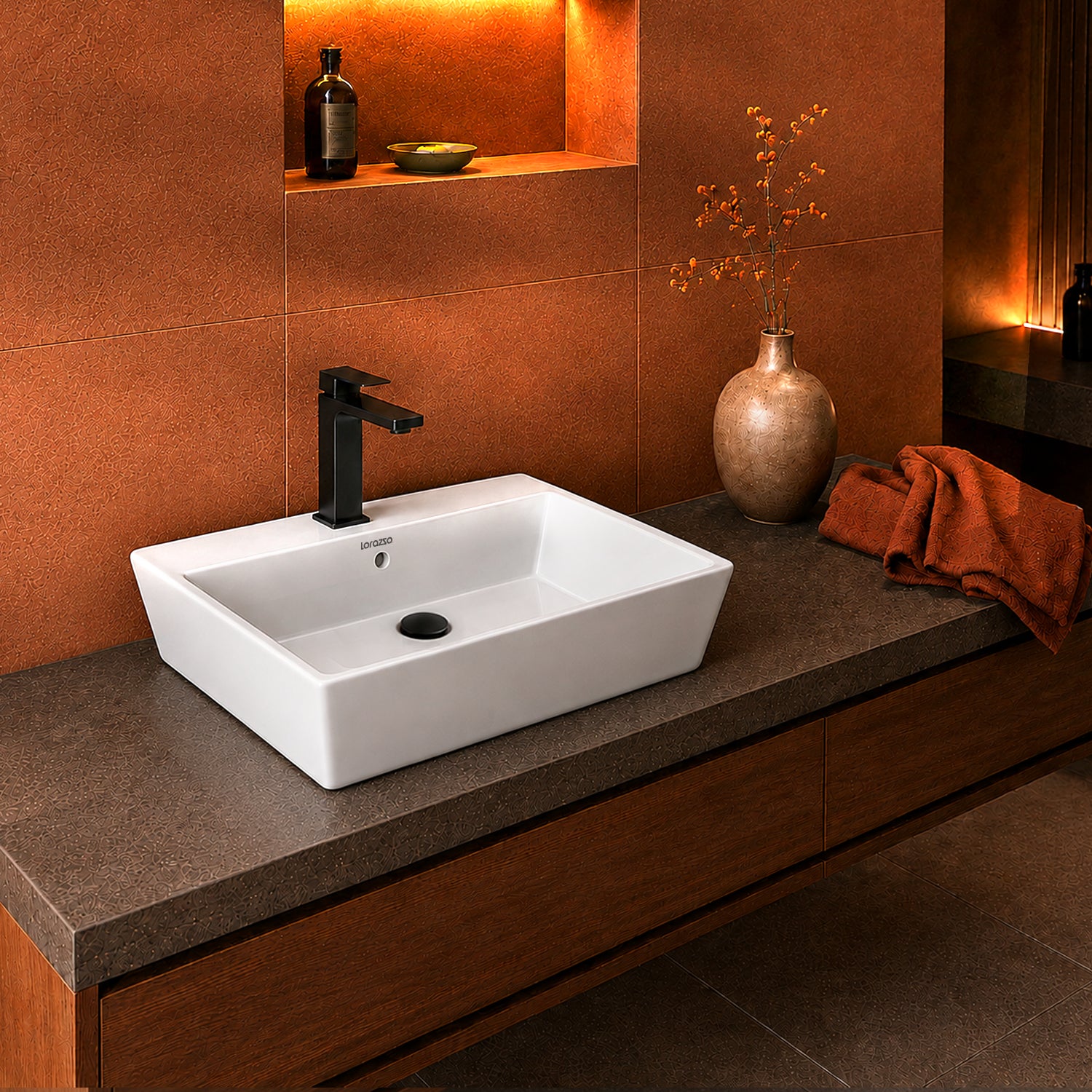 Edge Table Top Wash Basin (605 × 420 × 150 mm)