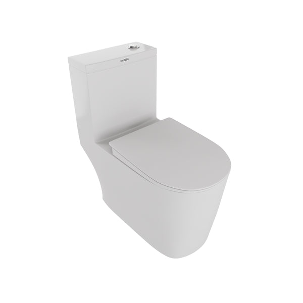 White Walker One-Piece Commode (660 × 370 × 750 mm)