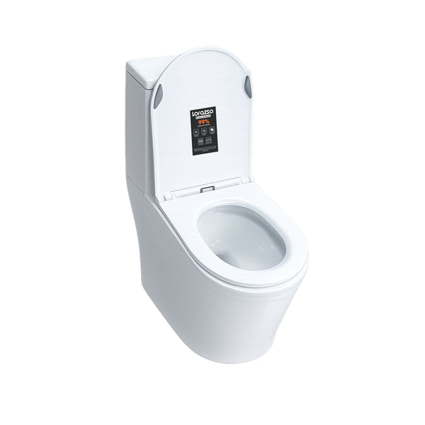 White Walker One-Piece Commode (660 × 370 × 750 mm) hover