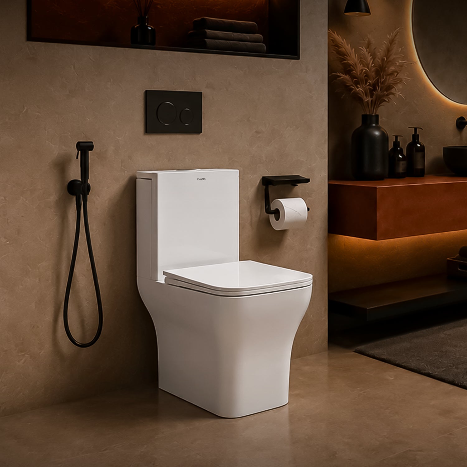 Khaleesi One-Piece Commode (660 × 355 × 745mm)