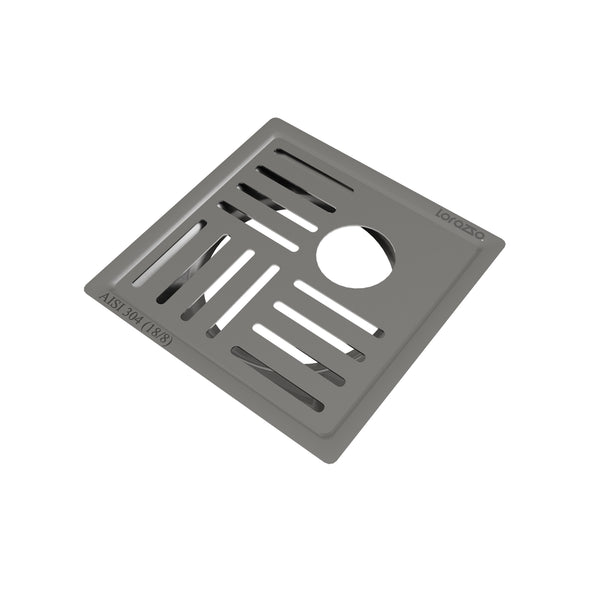 Crest™ SS304 Floor Drain with Pipe Hole (5X5 inches)