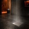 Linea™ Tile-Insert Shower Drain Channel (5X5 inches) with Built-in Cockroach Trap