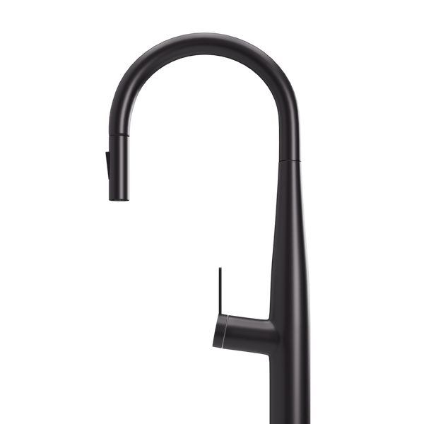 AERON™ Brass Pull-Down Kitchen Faucet |  Hot & Cold, 360° Swivel | Dual Spray