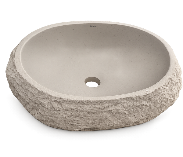 Riverstone Concrete Table Top Wash Basin (510x400x155 mm)