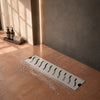 Glyde™ Shower SS304 Drain Channel with Built-in Cockroach Trap (12X4 inches)