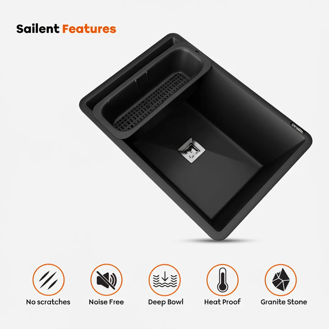 Quartz Kitchen Sink - 24X18 inches