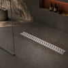 Glyde™ Shower SS304 Drain Channel (24X4 inches) with Built-in Cockroach Trap