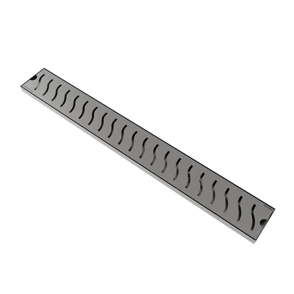 Glyde™ Shower SS304 Drain Channel (24X4 inches) with Built-in Cockroach Trap