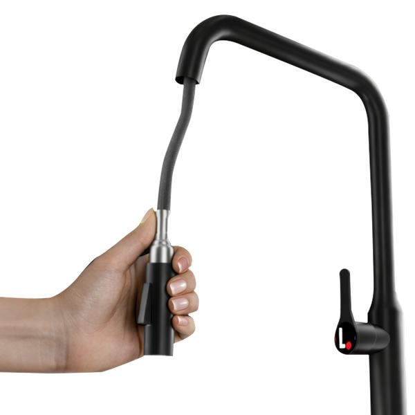 ARCUS™ Stainless Steel 304 Pull-Down Kitchen Faucet |  Hot & Cold, 360° Swivel | Dual Spray (Copy) hover