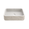 Riverstone Concrete Table Top Wash Basin 420x420x120 mm)