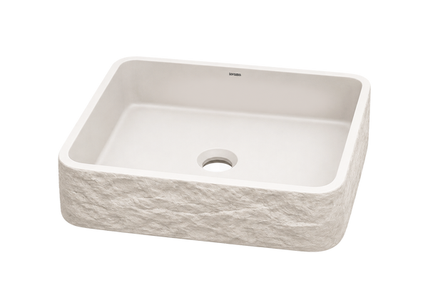 Riverstone Concrete Table Top Wash Basin (405x405x120 mm) hover
