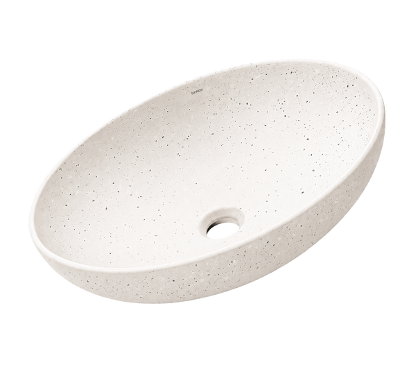 Terrazzo Speckled Stone Table Top Wash Basin (515x395x140 mm) hover