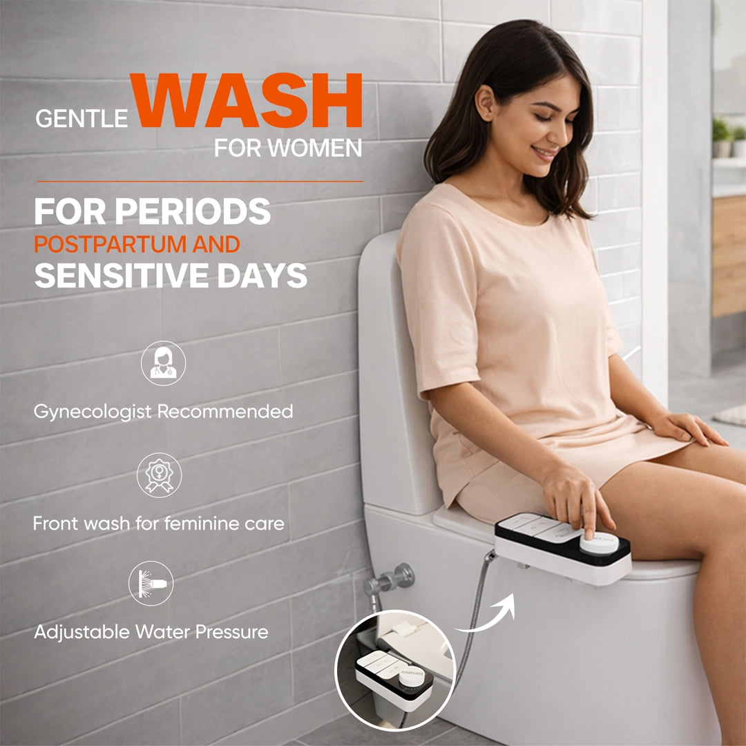 Pulse® Bidet Attachment for Toilet Commode