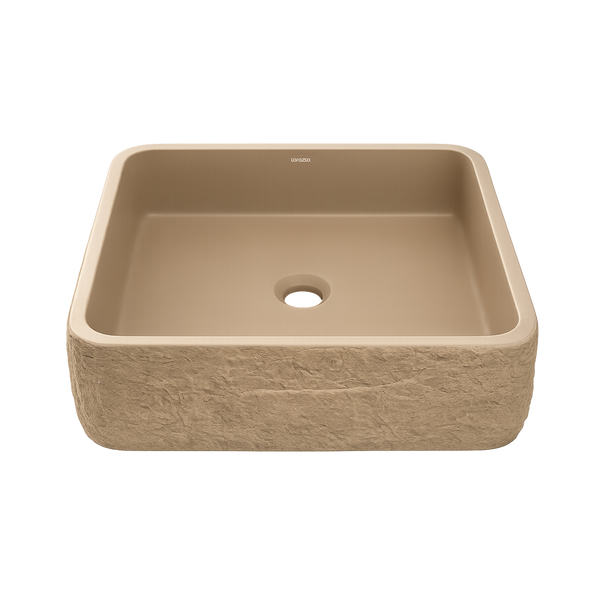 Riverstone Concrete Table Top Wash Basin (410x400x120 mm)