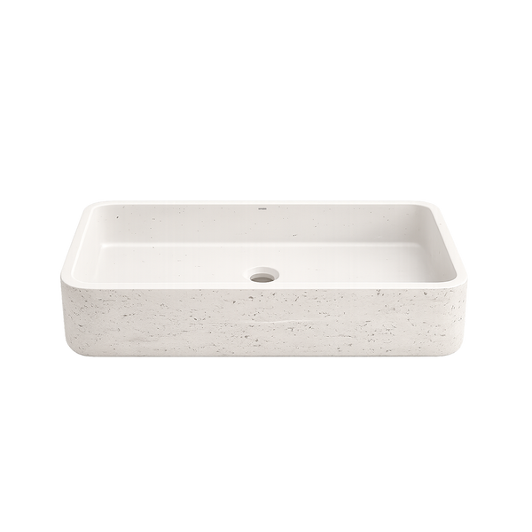 Terra Matte Stone Table Top Wash Basin (613x385x157 mm)