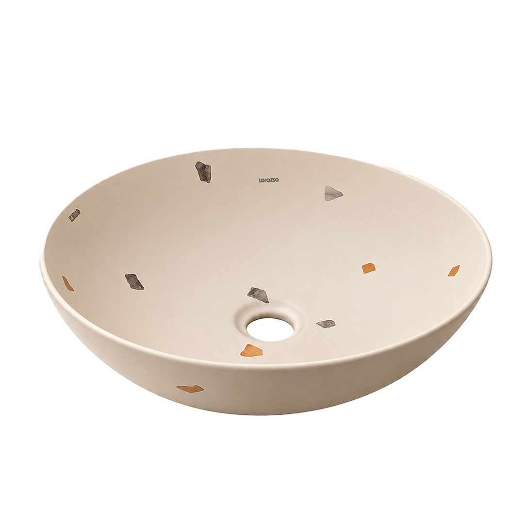 Terrazzo Confetti Table Top Wash Basin (405x405x120 mm)