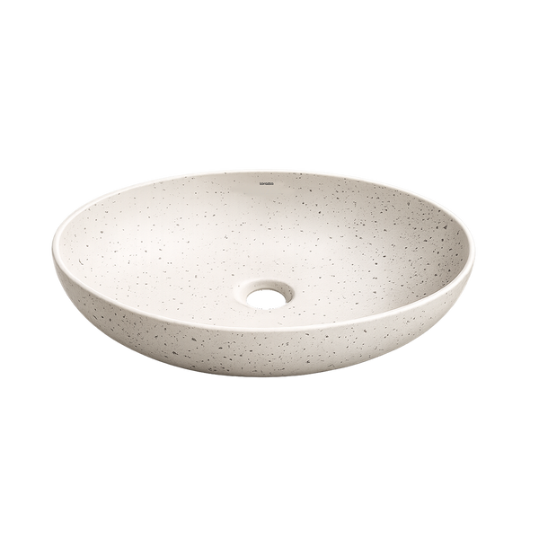 Terrazzo Speckled Stone Table Top Wash Basin (515x395x140 mm)