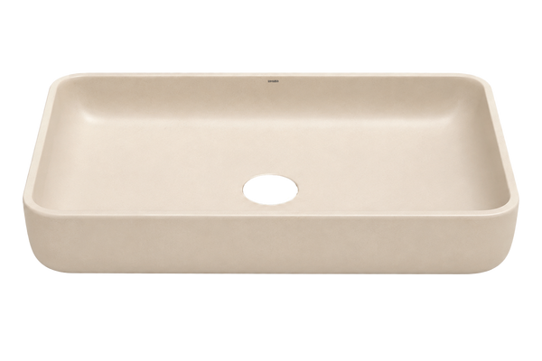 Concrete Fossil Table Top Wash Basin (565x370x113 mm)