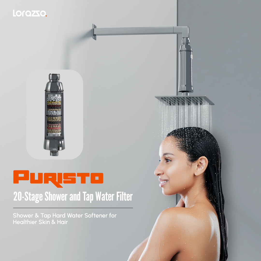 Puristo™ Hard Water Softener for Tap & Shower