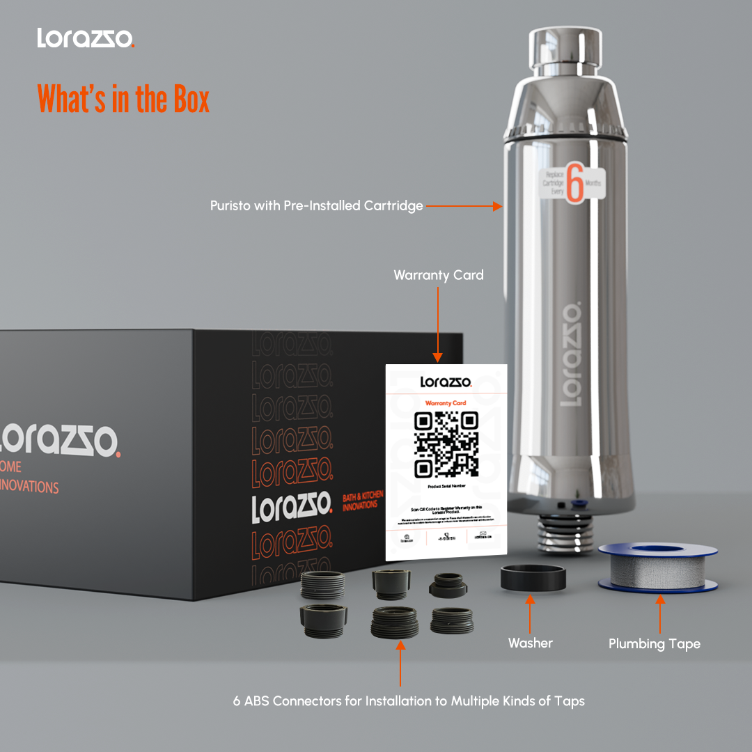 Puristo™ Hard Water Softener for Tap & Shower