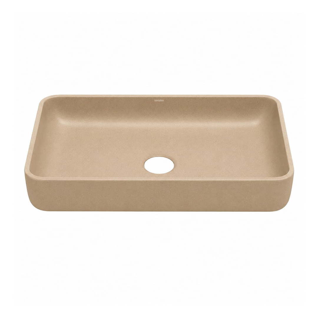 Concrete Fossil Table Top Wash Basin (565x370x120 mm)
