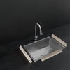 Kitchen Wash Area Combo Set – Sink, Faucet & Splash Guards