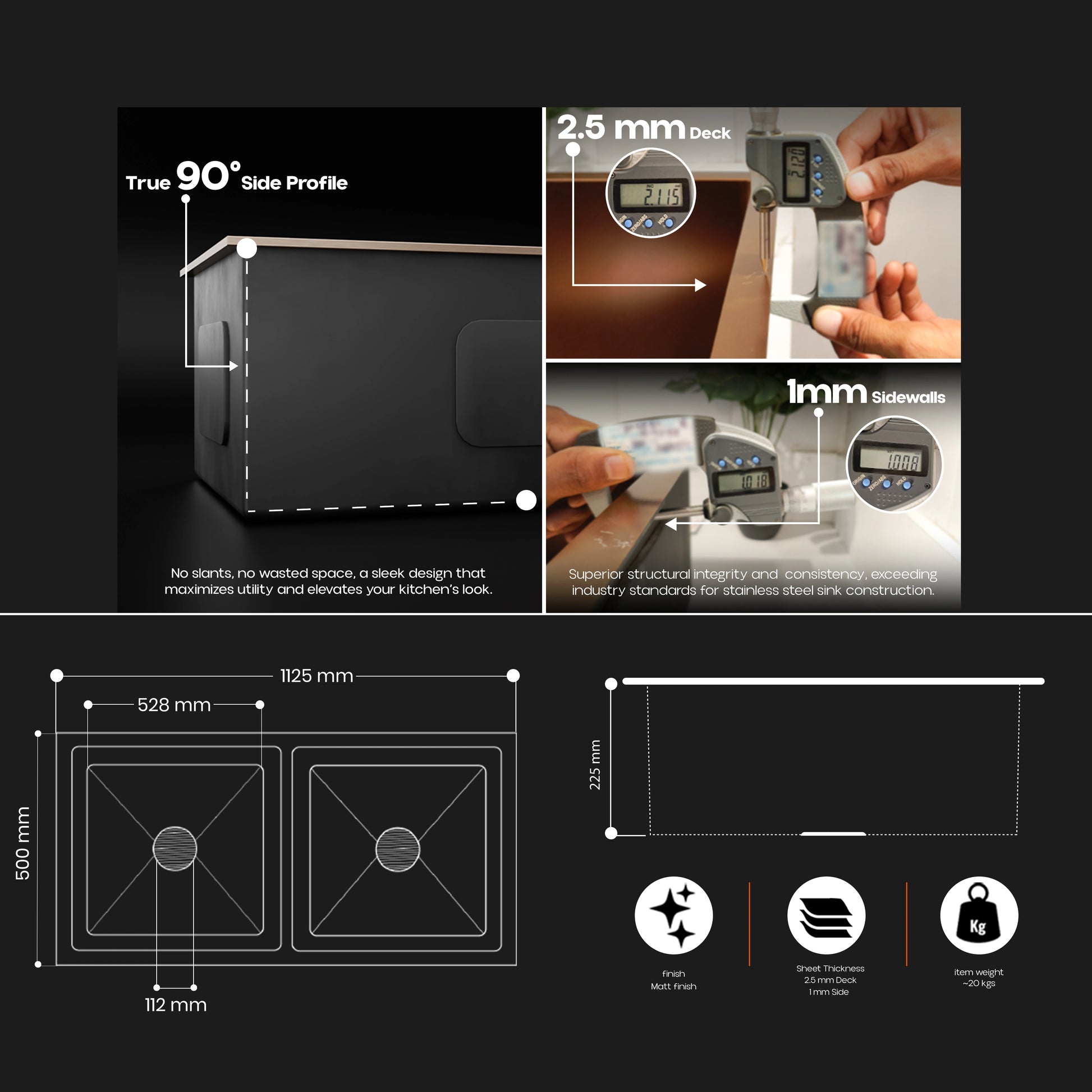 stainless steel sink