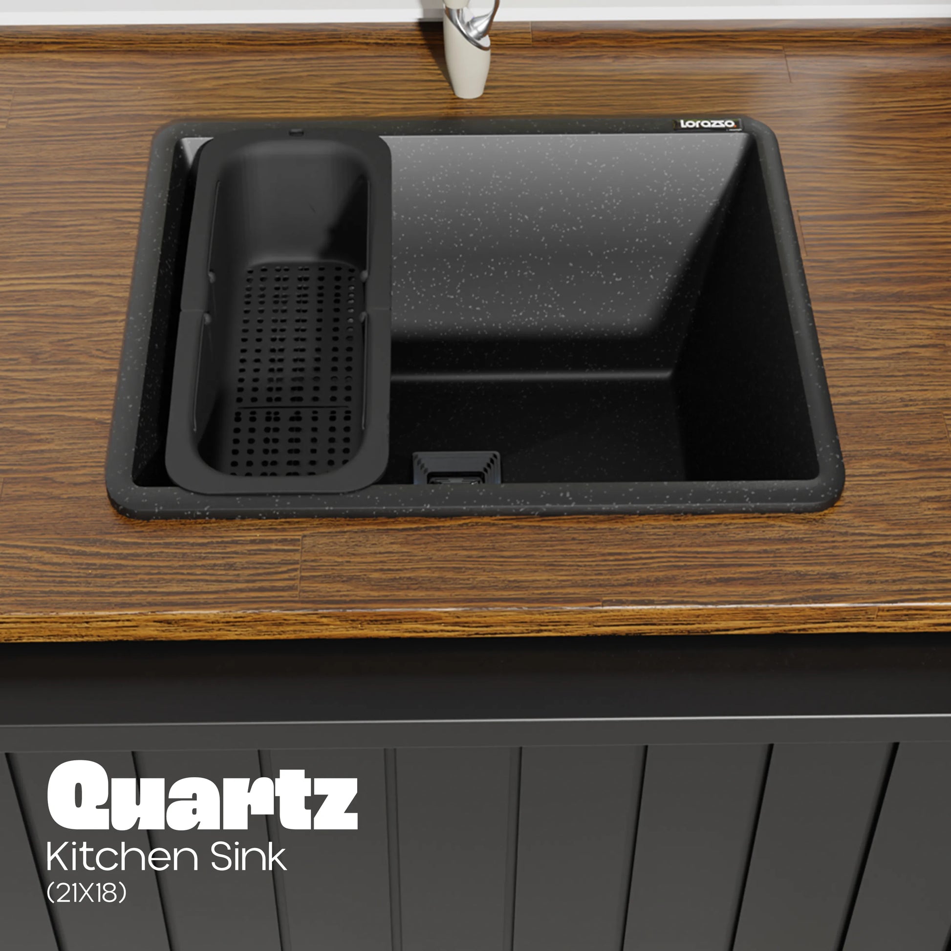 Quartz Kitchen Sink -  21X18 inches