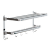 Foldable towel rack