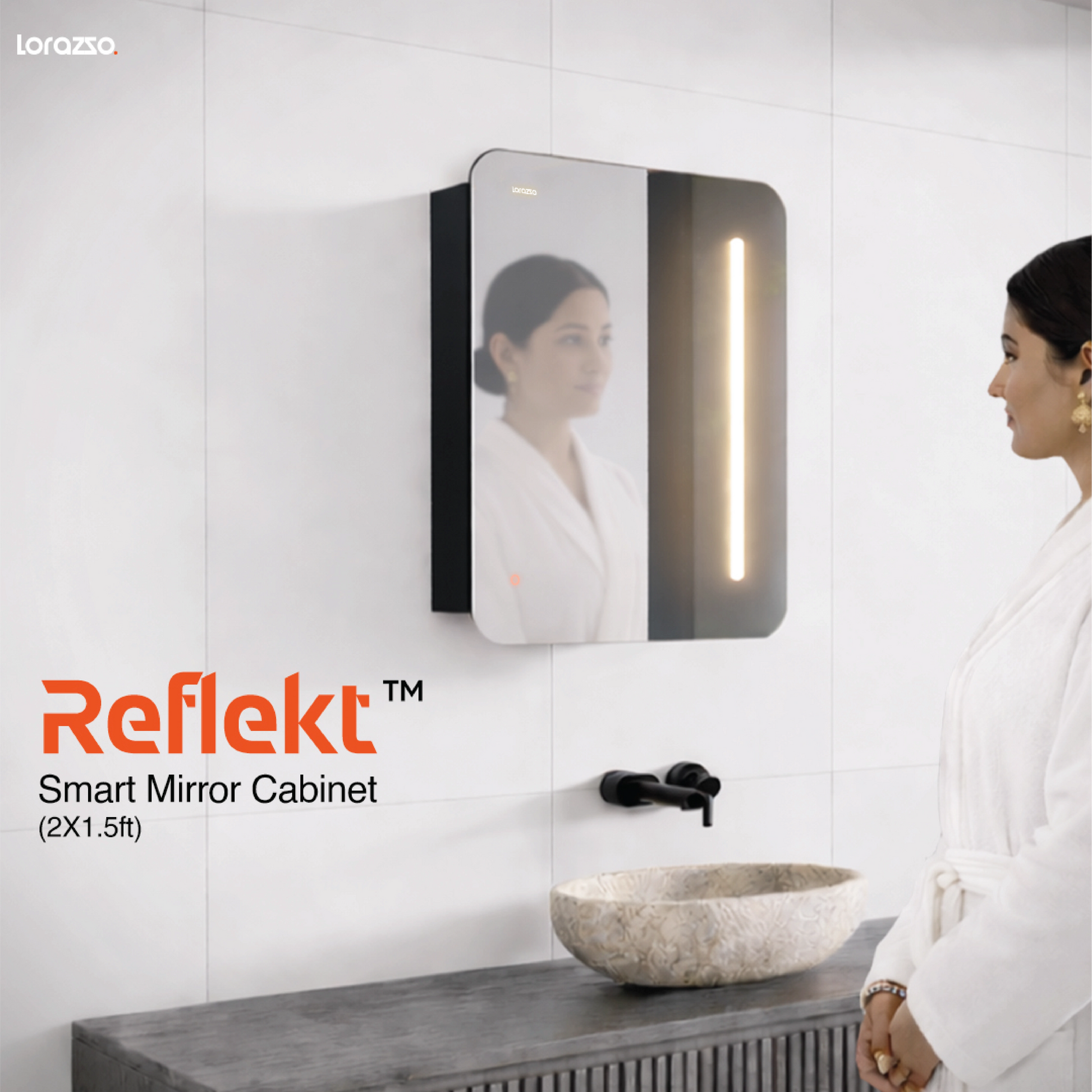 Bathroom mirror cabinet