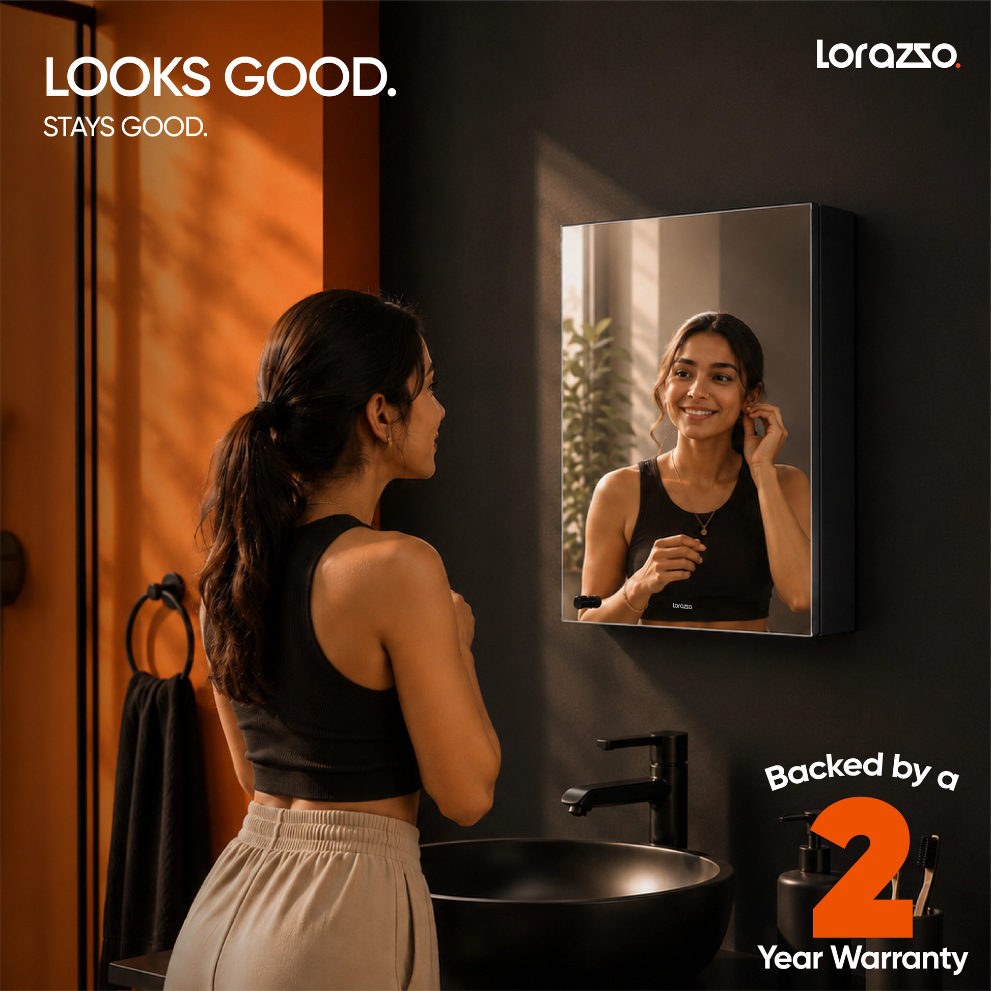 Reflekt™ Mirror Cabinet with Storage (20X14)