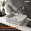 Riverstone Concrete Table Top Wash Basin (405x405x120 mm)