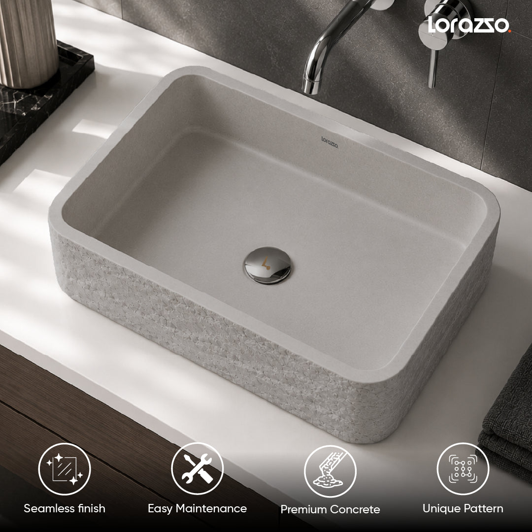 grey wash basin 
