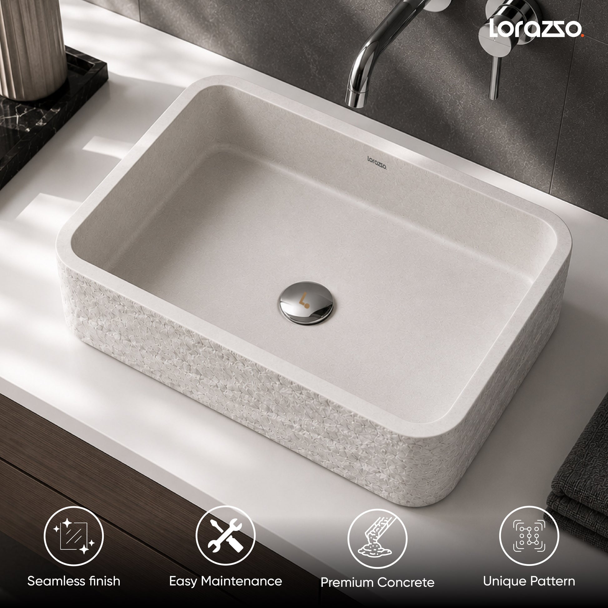 Grey - wash basin in india