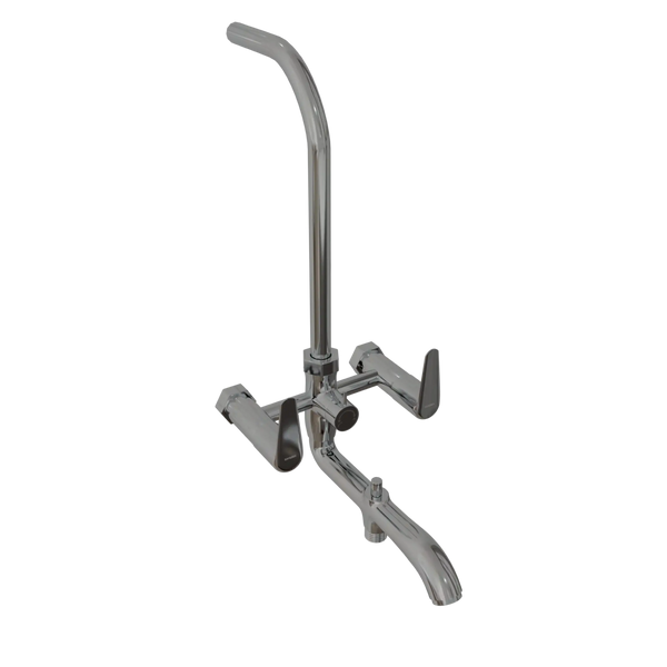 Rivo 3-in-1 Wall Mixer - Wall Mount Tap with L Bend and Flanges hover