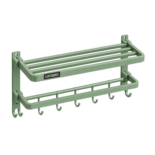 Folding Towel Rack – 24 Inch | Sage Green
