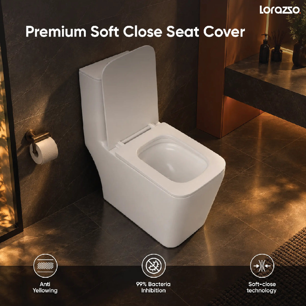 Martell One-Piece Commode - Rimless Siphonic
