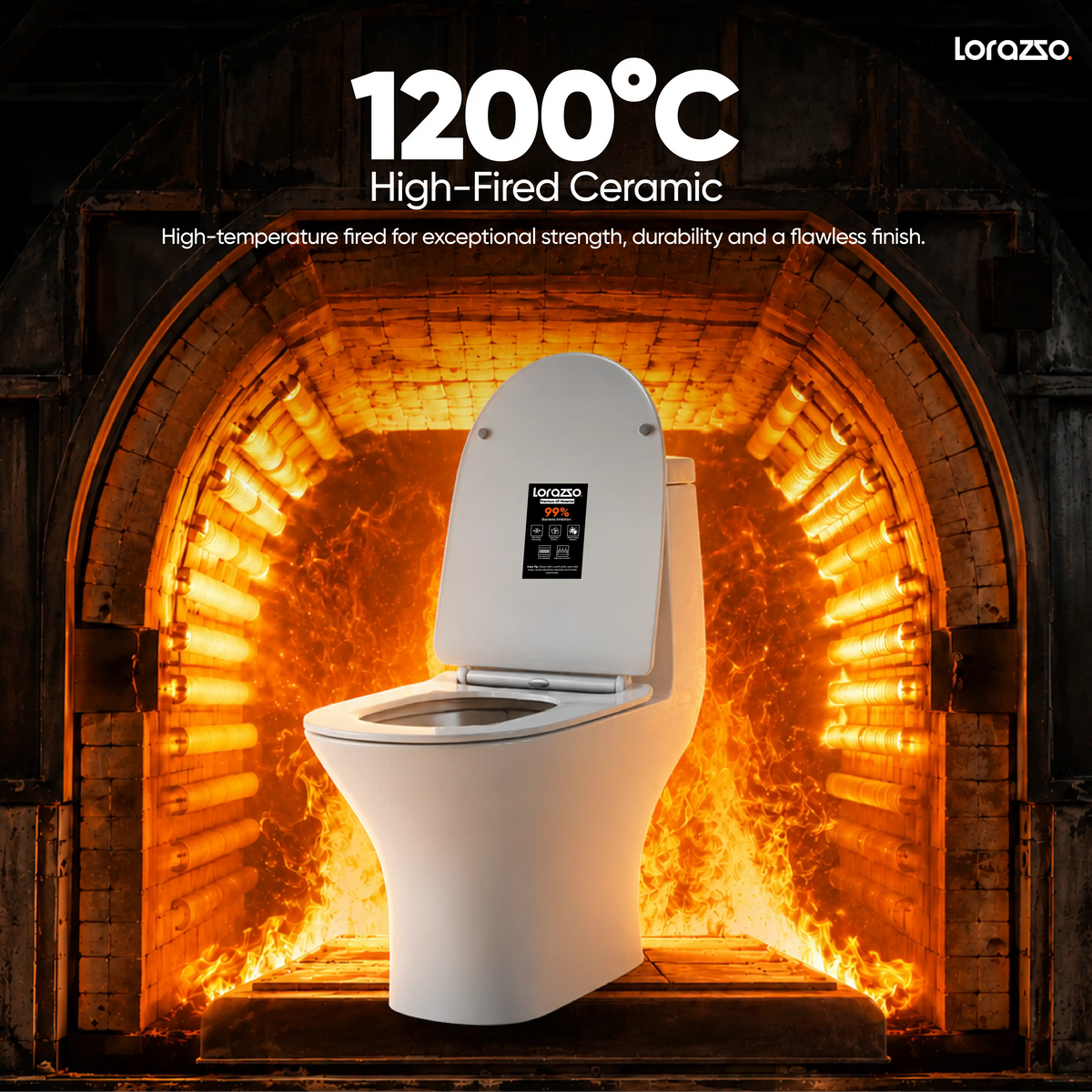 UNO™ One-Piece Commode (62 x 35 x 74cm)