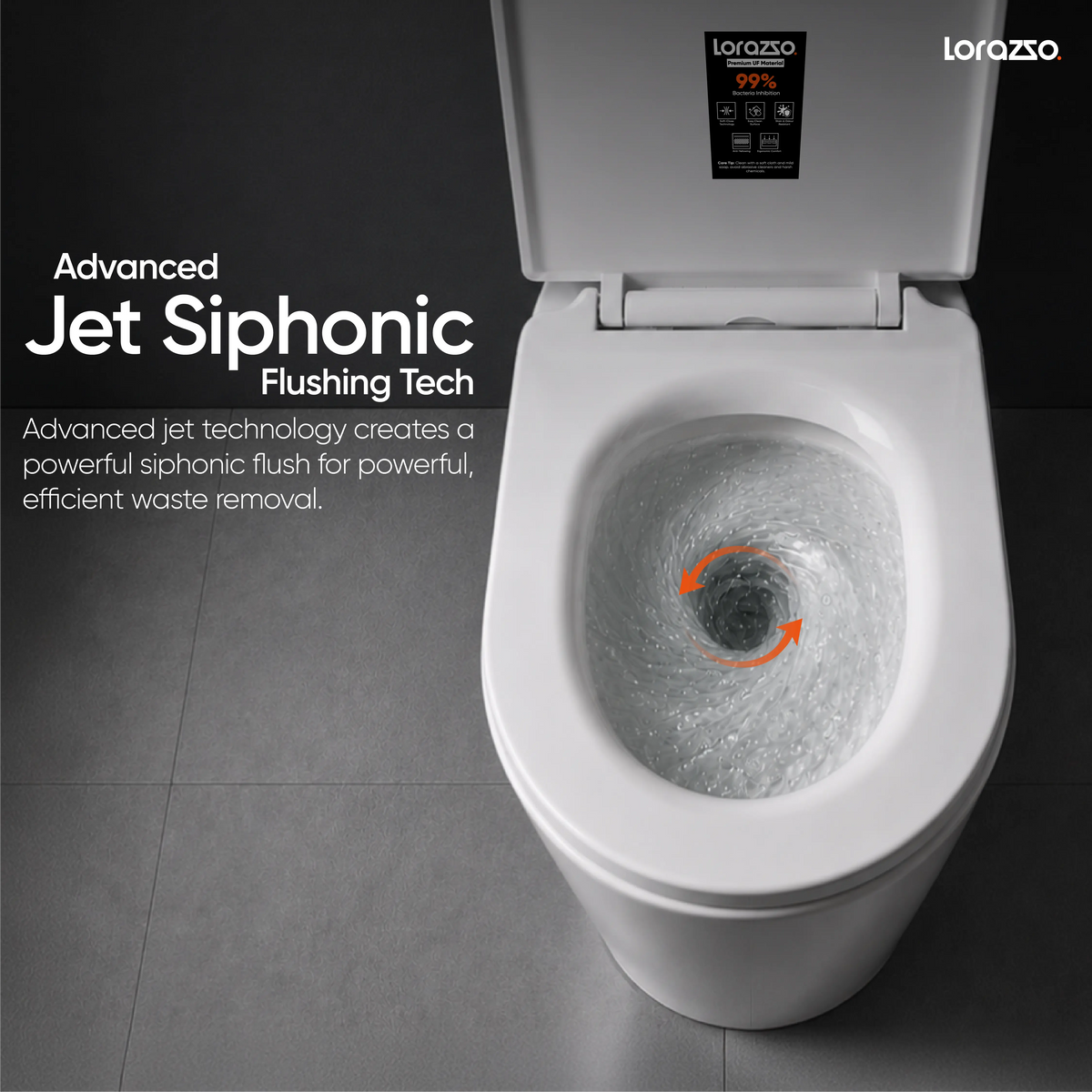 UNO™ One-Piece Commode (62 x 35 x 74cm)